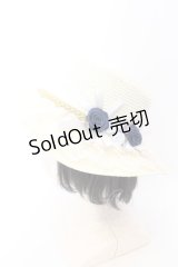 axes femme / 巻き薔薇レース雑材カンカン帽 57ｃｎ キナリ O-25-02-28-108-AX-AC-OW-OS