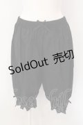 axes femme kawaii / コットンドロワーズ M クロ O-25-02-28-027-AX-PA-IG-OS