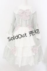 axes femme kawaii / メアリー姫袖ドレス M ミント O-25-02-28-029-AX-OP-IG-OS