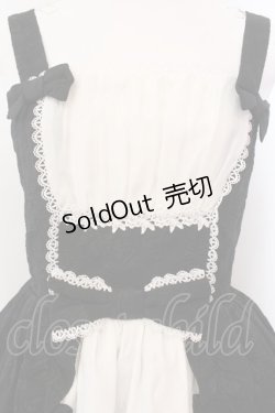 画像2: axes femme kawaii / メアリージャンパースカート M クロ×シロ O-25-02-28-030-AX-OP-IG-OS