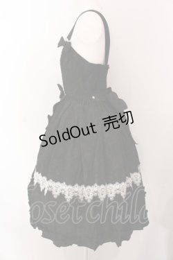 画像3: axes femme kawaii / メアリージャンパースカート M クロ×シロ O-25-02-28-030-AX-OP-IG-OS