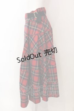 画像2: Jane Marple Dans Le Salon / タータンチェック巻きスカート M アカ O-25-03-06-023-JM-SK-IG-ZT005