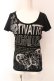 画像1: LAZY DAISY / スパイダーカットプリントロングTシャツ  ブラック O-25-03-06-032-PU-TS-IG-OS (1)
