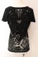 画像3: LAZY DAISY / スパイダーカットプリントロングTシャツ  ブラック O-25-03-06-032-PU-TS-IG-OS (3)