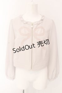 LODISPOTTO / グログランリボンブルゾン  ピンク O-25-03-06-046-LO-JA-IG-OS