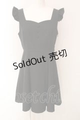 Ank Rouge / フリルショルダージャンパースカート  クロ O-25-03-06-049-CA-OP-IG-OS