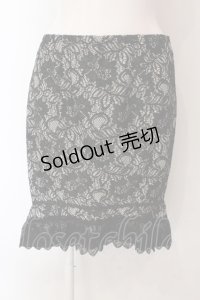 abilletage / ダブルレースマーメイドスカート  ブラック O-25-03-06-059-GO-SK-IG-OS