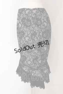 画像3: abilletage / ダブルレースマーメイドスカート  ブラック O-25-03-06-059-GO-SK-IG-OS