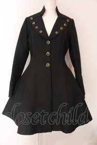 ATELIER BOZ / スタンバレイミニコート  ブラック O-25-03-06-060-EL-CO-IG-OS