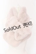 axes femme POETIQUE / リボンファーマフラー  ピンク O-25-03-06-061-AX-ZA-IG-OS