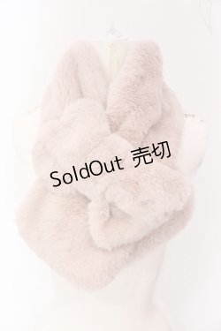 画像1: axes femme POETIQUE / リボンファーマフラー  ピンク O-25-03-06-061-AX-ZA-IG-OS