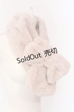 画像2: axes femme POETIQUE / リボンファーマフラー  ピンク O-25-03-06-061-AX-ZA-IG-OS