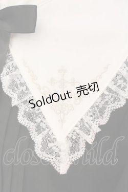 画像3: axes femme POETIQUE / クロス刺繍シスターブラウス M クロ×シロ O-25-03-06-062-AX-BL-IG-OS