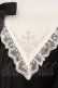 画像3: axes femme POETIQUE / クロス刺繍シスターブラウス M クロ×シロ O-25-03-06-062-AX-BL-IG-OS (3)