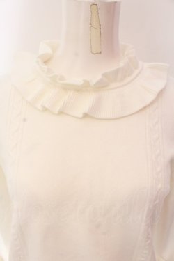 画像2: MIST夕霧工作室（海外ロリィタ） / フリルニット M オフシロ O-25-03-06-067-LO-TO-IG-OS