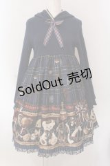 Angelic Pretty / British Bearカットワンピース  ネイビー O-25-03-06-011-AP-OP-IG-OS