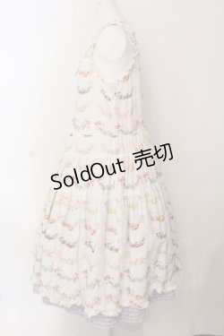 画像4: PINK HOUSE / le langage des fleurs ptミディワンピース  シロ×ラベンダー O-25-03-06-013-LO-OP-IG-OS