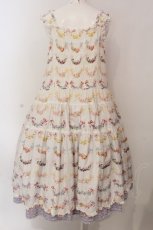 画像5: PINK HOUSE / le langage des fleurs ptミディワンピース  シロ×ラベンダー O-25-03-06-013-LO-OP-IG-OS (5)