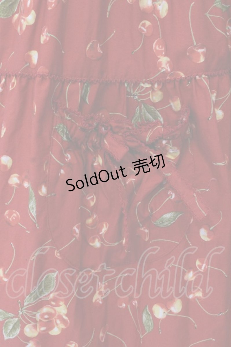 画像3: PINK HOUSE / チェリーズプリントキャミソールワンピース  アカ O-25-03-06-014-LO-OP-IG-ZT303 (3)