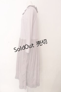 画像4: PINK HOUSE / 水玉プリント使いスムースワンピース  ラベンダー O-25-03-06-015-LO-OP-IG-OS