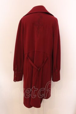 画像3: Ozz Croce / 六芒星刺繍変形カーディガン  ワイン O-25-03-08-027-OO-JA-OW-OS