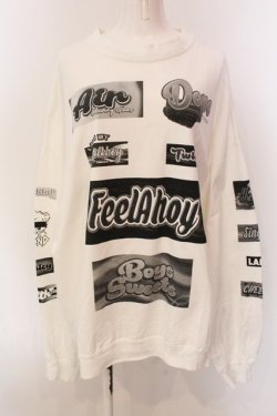 画像1: LAND by MILK BOY / CANDY LOGO L.S. TEE Tシャツ  ホワイト O-25-03-08-029-PU-TS-IG-ZT009