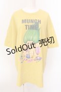 LAND by MILK BOY / TROLLS MUNCH TIME TEE Tシャツ XXL イエロー O-25-03-08-030-PU-TS-IG-ZT009