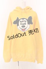 MILKBOY / RATS CLUB HOODIE パーカー XL オレンジ O-25-03-08-031-MB-TO-IG-ZT
