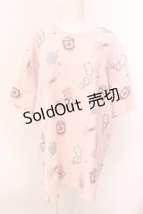 LAND by MILKBOY / HOSPITAL Tシャツ  ピンク O-25-03-08-032-MB-TO-IG-OS