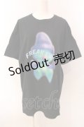 LAND by MILK BOY / FREAK SHOW Tシャツ  ブラック O-25-03-08-036-PU-TS-IG-ZY