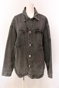 LAND by MILK BOY / TROLLS Gジャン XL グレー系 O-25-03-08-037-PU-JA-IG-ZT096