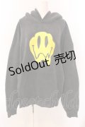 LAND by MILK BOY / LAND SMILEY HOODIE パーカー  ブラック O-25-03-08-038-PU-TO-IG-ZT094