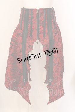 画像1: Qutie Frash / 蝙蝠ラップコルセット  レッド O-25-03-08-041-QU-SK-OW-OS