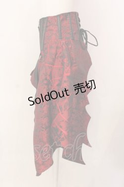 画像3: Qutie Frash / 蝙蝠ラップコルセット  レッド O-25-03-08-041-QU-SK-OW-OS