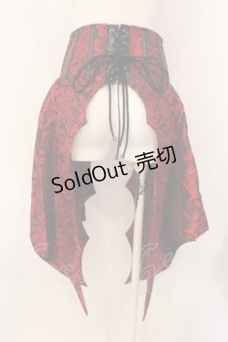 画像4: Qutie Frash / 蝙蝠ラップコルセット  レッド O-25-03-08-041-QU-SK-OW-OS
