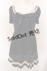 TRALALA  / 水玉セーラーワンピース  ネイビー O-25-03-08-042-LO-OP-OW-OS