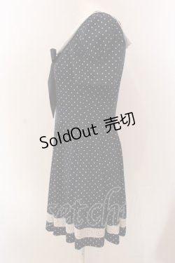 画像2: TRALALA  / 水玉セーラーワンピース  ネイビー O-25-03-08-042-LO-OP-OW-OS