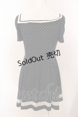 画像3: TRALALA  / 水玉セーラーワンピース  ネイビー O-25-03-08-042-LO-OP-OW-OS