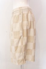 画像2: 【SALE】JOY RICH / チェッカーベロアパンツ  ベージュ系 O-25-03-08-005-PU-PA-IG-ZT009 (2)