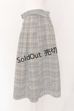 画像2: axes femme / ベルト付ボックスタックスカート M ブラウン O-25-03-08-050-AX-SK-IG-OS