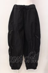 LAND by MILK BOY / NYLON LOOPY PANTS  ブラック O-25-03-08-006-PU-PA-IG-ZT317