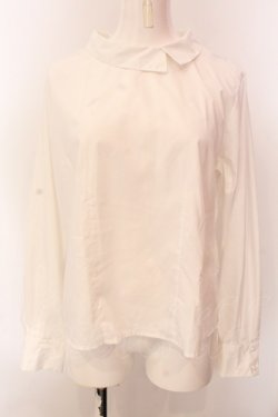 画像1: F&A / サイドカラーシャツ  シロ O-25-03-08-056-LO-BL-IG-ZT140