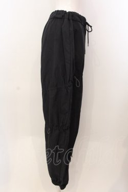 画像2: LAND by MILK BOY / NYLON LOOPY PANTS  ブラック O-25-03-08-006-PU-PA-IG-ZT317