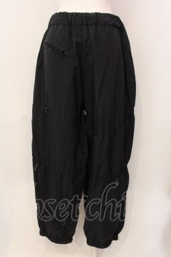 画像3: LAND by MILK BOY / NYLON LOOPY PANTS  ブラック O-25-03-08-006-PU-PA-IG-ZT317
