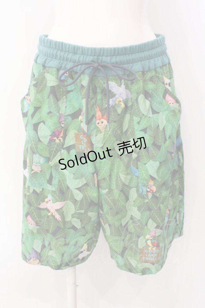 画像1: 【SALE】MILKBOY / TROLLS FOREST SHORTS パンツ  グリーン O-25-03-08-007-MB-PA-IG-ZT009 (1)