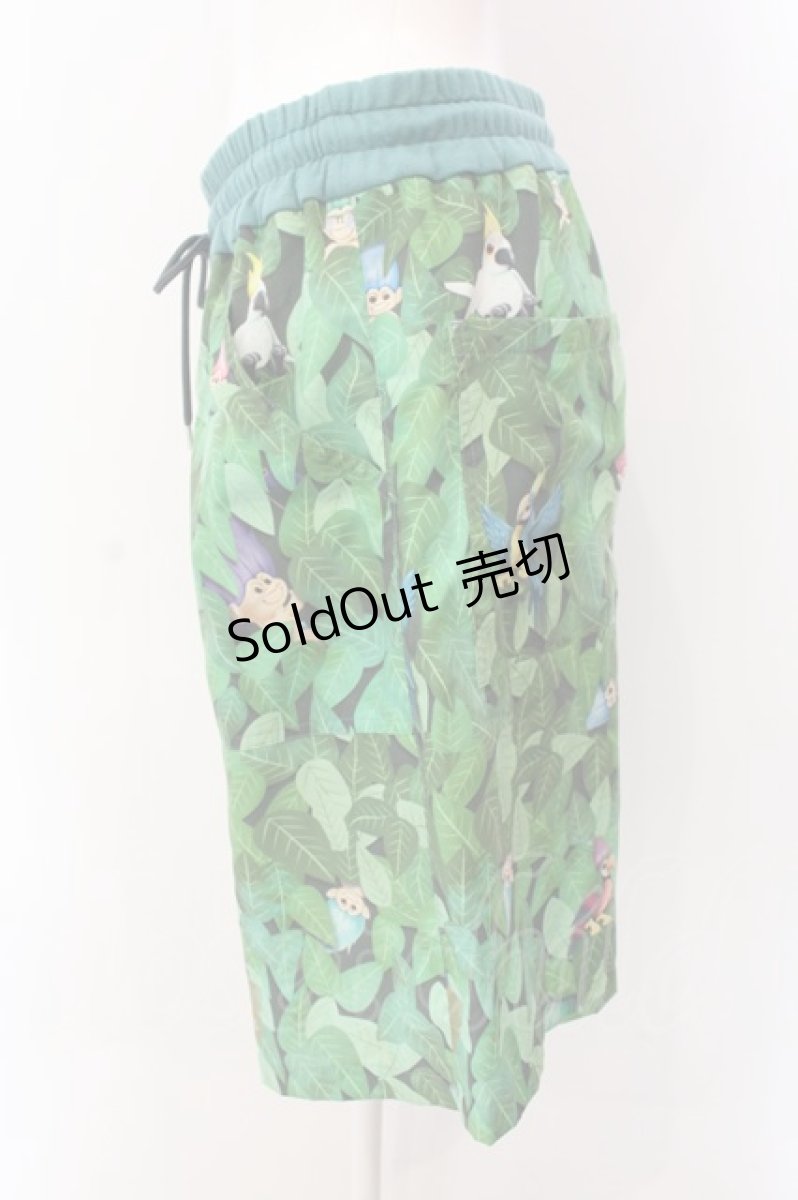 画像2: 【SALE】MILKBOY / TROLLS FOREST SHORTS パンツ  グリーン O-25-03-08-007-MB-PA-IG-ZT009 (2)