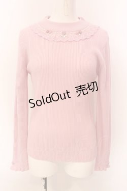 画像1: axes femme / 【パーソナルカラー】ニット F ブルーベースサマー（ピンク） O-25-03-08-066-AX-TO-OW-OS