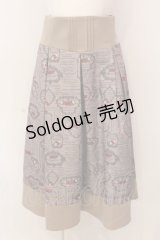 axes femme POETIQUE / ストロベリーラベルタックスカート M ブラウン O-25-03-08-070-AX-SK-OW-OS