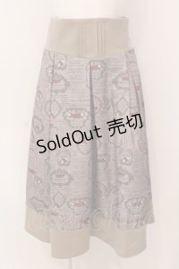 axes femme POETIQUE / ストロベリーラベルタックスカート M ブラウン O-25-03-08-070-AX-SK-OW-OS
