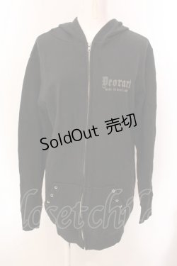 画像1: Deorart / ウイングptZIPパーカー L ブラック O-25-03-08-075-PU-TO-OW-OS